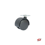 Load image into Gallery viewer, Twin wheels in polyamide TNYFO | Nylon (PA) | Diameter 40 or 50 mm | SUPPORT | PLATE
