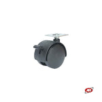 Load image into Gallery viewer, Twin wheels in polyamide TNYFO | Nylon (PA) | Diameter 40 or 50 mm | SUPPORT | PLATE
