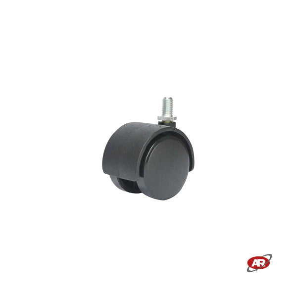 Ruote gemellate in poliammide TNYFO | Nylon (PA) | Diametro 40 o 50 mm | SUPPORTO | ROTANTE con codolo filettato