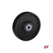 Ruote MONOLITICA in GHISA | CARICHI ELEVATI | Diametro 160 o 200 mm | Cuscinetti a sfera