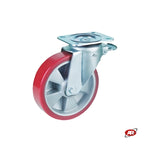 Load image into Gallery viewer, Wheels with ALUMINUM core and POLYURETHANE coating | HEAVY LOADS | MOUNT | PLATE
