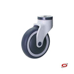 Load image into Gallery viewer, Thermoplastic rubber wheels (TPR) | GREY | with bearings | NYLON INJECTION SUPPORT | ROTARY
