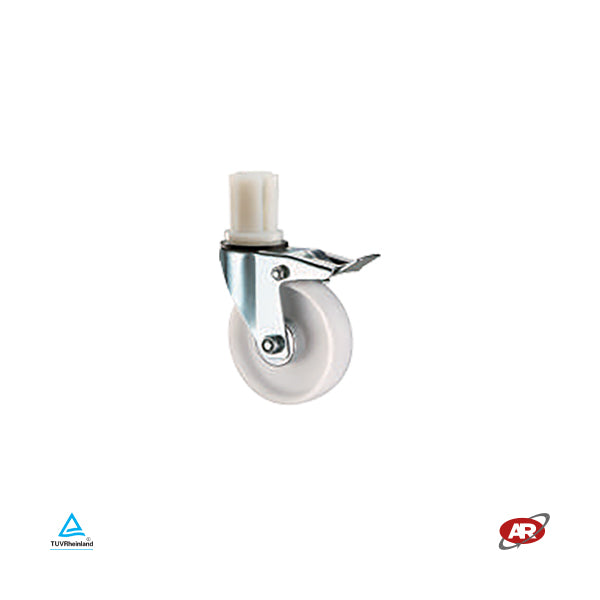 Roues monolithiques pour échafaudages en polyamide | NY3E | Diamètre de 100 à 200 | ROTATIVE avec expandeur
