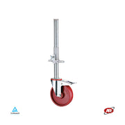 Ruote monolitiche per ponteggi in poliammide | NY3M | Diametro 150 o 200 | ROTANTE stelo filettato