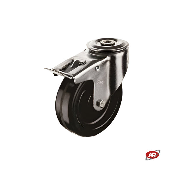 Roues avec structure en polyamide MONOLITHIC | NOIR | SUPPORT | ROTATIVE