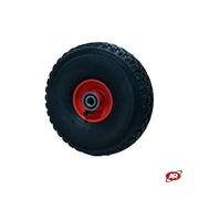 Ruota pneumatica PER CARRELLI in nucleo in LAMIERA verniciata | 11“x4.00-4 | 270 x 85 | Foro a Cuscinetti a sfera di 20 mm | PR1808-8-270