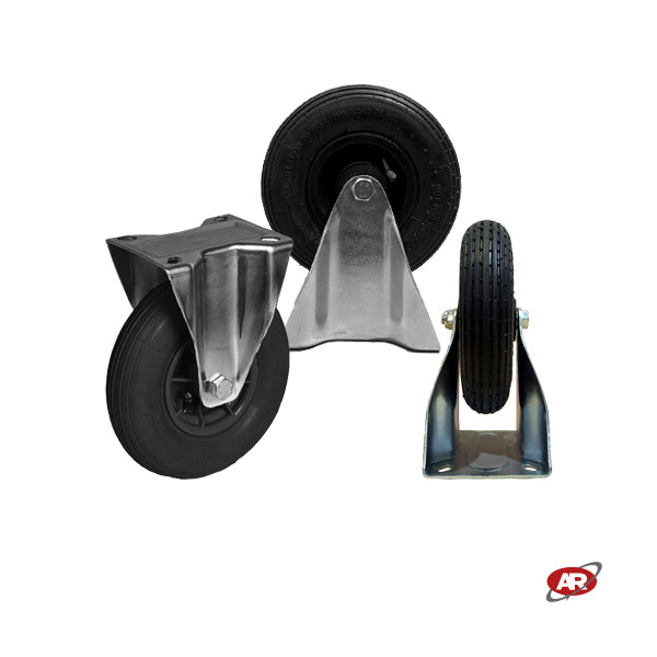 200x50 PNEUMATIC wheel with standard FIXED SUPPORT | Carts, trailers | For transport | CAPACITY 75 kg | PR1409.1F