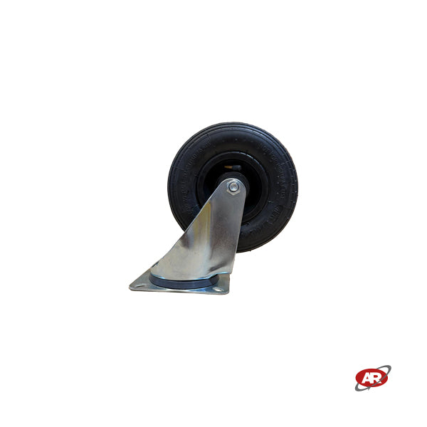 Ruota 200x50 PNEUMATICA con SUPPORTO standard GIREVOLE | Carrelli carretti rimorchio | Per trasporto | PORTATA 75 Kg | PR1409.2G