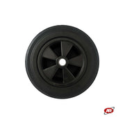 Ruote con nucleo in polipropilene | ANELLO IN GOMMA RICICLATA | Diametro da 125 a 200 mm | Foro a boccola o Gabbia a rullini