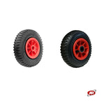 Load image into Gallery viewer, Pneumatic wheels FOR TROLLIES in plastic core | 8“x2.50-4 | 220x65 | BUSH or ROLLER CAGE hole of 20 mm

