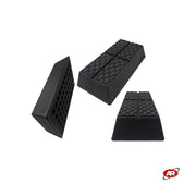 Tamponi appoggio UNIVERSALI IN GOMMA PIENA per ponti sollevatori a forbice | Marketplace | Amazon ed eBay | SERIE TR | Altezza da 40 a 140 mm | SET da 4 pz