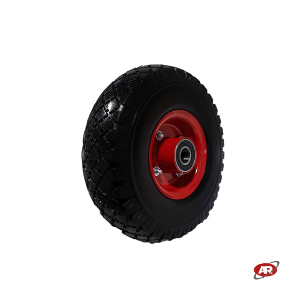 Ruota antiforatura PER CARRELLI in nucleo in LAMIERA | FFP1107-8 | 10“x3.00-4 | 260x73 | Battistrada C | Foro a Cuscinetti di 20 mm