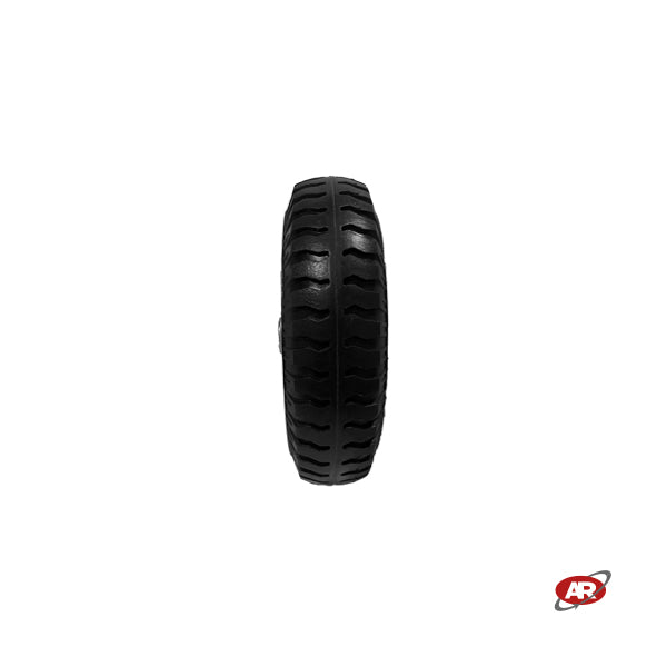Ruota antiforatura PER CARRELLI in nucleo in LAMIERA | FFP1501 | 8“x2.50-4 | 220x65 | Battistrada B | Foro a Cuscinetti di 20 mm