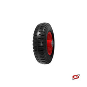 Ruota antiforatura PER CARRELLI in nucleo in LAMIERA | FFP1501 | 8“x2.50-4 | 220x65 | Battistrada B | Foro a Cuscinetti di 20 mm