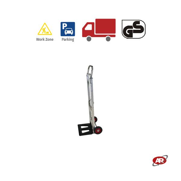 Carrello a due ruote con telaio in ALLUMINIO | Carrello portapacchi | CARRELLO DA TRASPORTO | CARRELLO A MANO | Portata 100 Kg | 211 F