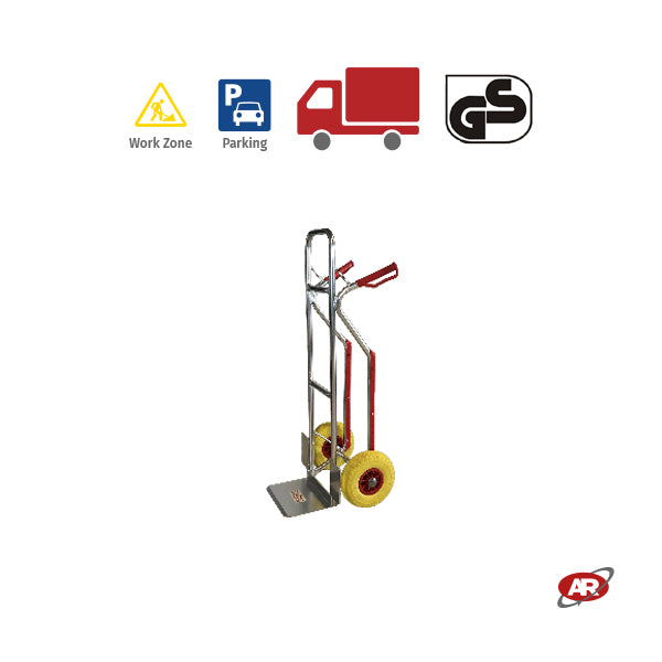 Carrelli a due ruote con telaio in ALLUMINIO | Carrello portapacchi | CARRELLO DA TRASPORTO | CARRELLO A MANO | Portata 150 o 180 Kg