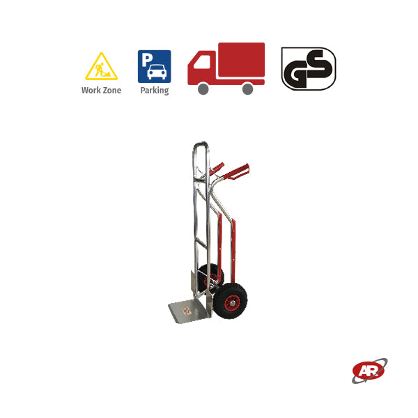 Carrelli a due ruote con telaio in ALLUMINIO | Carrello portapacchi | CARRELLO DA TRASPORTO | CARRELLO A MANO | Portata 150 o 180 Kg