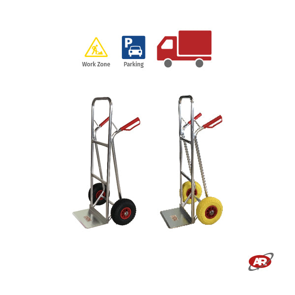 Carrelli a due ruote con telaio in ALLUMINIO | Carrello portapacchi | CARRELLO DA TRASPORTO | CARRELLO A MANO | Portata 150 o 200 Kg