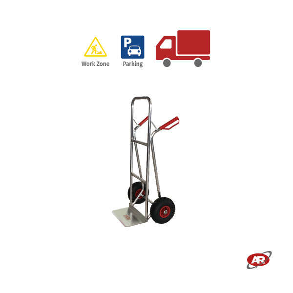 Carrelli a due ruote con telaio in ALLUMINIO | Carrello portapacchi | CARRELLO DA TRASPORTO | CARRELLO A MANO | Portata 150 o 200 Kg