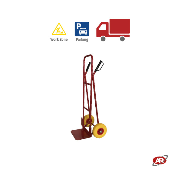 Carrelli a due ruote con telaio in FERRO | Carrello portapacchi | CARRELLO DA TRASPORTO | CARRELLO A MANO | Portata 150 o 200 Kg