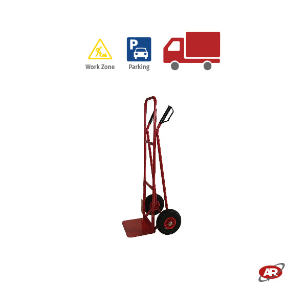 Carrelli a due ruote con telaio in FERRO | Carrello portapacchi | CARRELLO DA TRASPORTO | CARRELLO A MANO | Portata 150 o 200 Kg