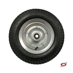 Load image into Gallery viewer, Pneumatic wheel for garden with core in SHEET METAL | Tread GR | 16“x6.50-8 | 405 x 125 | Bushing hole 25 mm | PR3008
