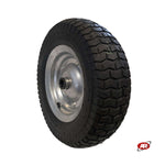 Load image into Gallery viewer, Pneumatic wheel for garden with core in SHEET METAL | Tread GR | 16“x6.50-8 | 405 x 125 | Bushing hole 25 mm | PR3008
