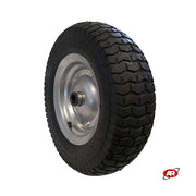 Ruota pneumatica per il garden e carrelli NAUTICI | Nucleo in LAMIERA | Battistrada GR | 16“x6.50-8 | 405 x 125 | Foro boccola di 25 mm | PR3008