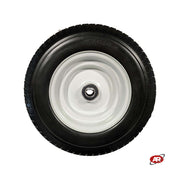 Ruota antiforatura per il garden in nucleo in LAMIERA | Battistrada GR | 16“x6.50-8 | 405 x 125 | Foro 25 mm | FFP1310-2B