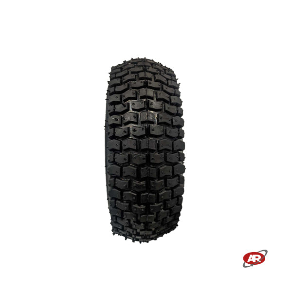 Roue pneumatique pour jardin en âme TÔLE PEINTE | Bande de roulement GR | 13“x5.00-6 | 330 x 110 | Alésage de roulement à billes de 25 mm | PR2408-2B