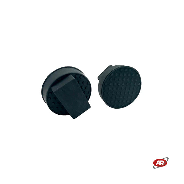Patins en caoutchouc pour crics roulants | PLAQUE PLATE (Ø &gt;66 mm) | CARACTÉRISTIQUES : BMW, MINI, OPEL | Coussin de support de véhicule | Outil de levage | Antidérapant | J65P-F
