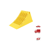 CALZATOIA in POLIPROPILENE | Fermaruota | Ausili bloccaruote | VEICOLI | Stazionamento | MEDIO o GRANDE