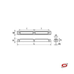 Load image into Gallery viewer, Bumper Pads | Rubber Pads for TRUCKS | TRAILERS | VANS | BAT648C &amp; BAT648L
