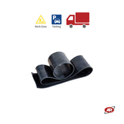 Black rubber sheets | 140X200 cm | Walkable and washable | Floor and worktop coverings