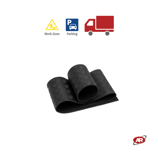 ROTOLI in gomma nera | Teli | SBR | 5 o 10 metri | Calpestabili e Lavabili | Rivestimenti per pavimenti e piani di lavoro