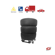 Multipurpose trolleys for workshops and tire shops | Tire trolley | TRANSPORT TROLLEY | HAND TROLLEY | Capacity 136 Kg | H4TD136