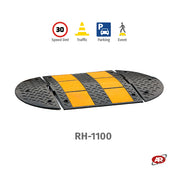 Road speed bumps | RH model central or terminal | Speed bumps | Speed bumps | RH-1100 or RH-T1100 | Maximum speed 30 km/h