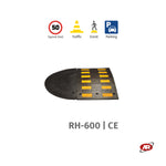 Carica l&#39;immagine nel visualizzatore Galleria, Rallentatori stradali | Modello RH EUROPA | Centrali o terminali | Dossi artificiali | RH-600-CE o RH-T600-CE | Velocità massima 50 km/h
