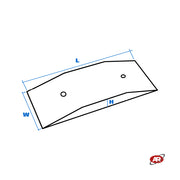 Pedana di stazionamento sali e scendi | Per auto ribassate | GARAGE | OFFICINA | Rampa per ispezione | PEDANA12