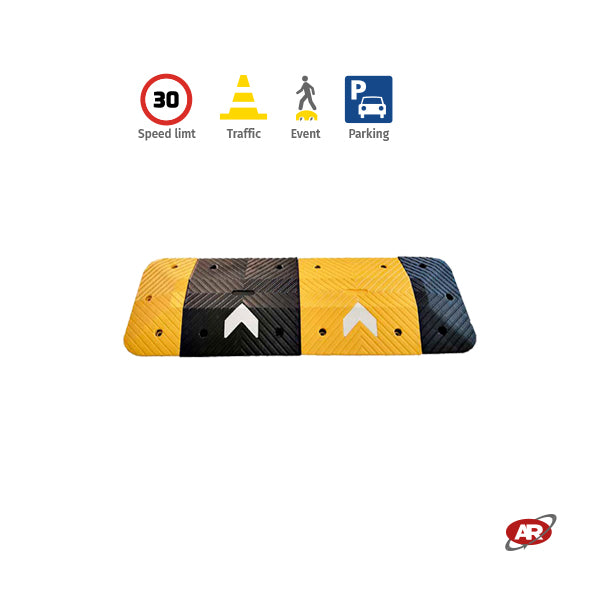 Rallentatori stradali | Modello DH-SP | Centrali o terminali | Dossi artificiali | Dissuasori | Giallo o nero | Velocità massima 30 km/h