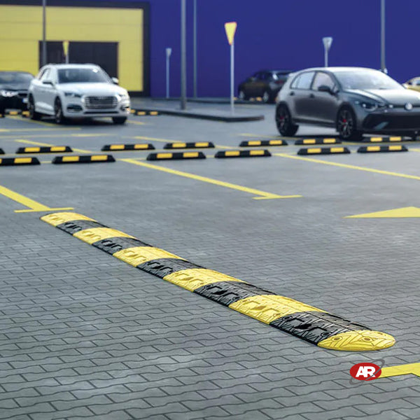 Rallentatori stradali | Modello DH | Moduli centrali | Dossi artificiali | Dissuasori | Nero più giallo | Velocità massima 50 km/h