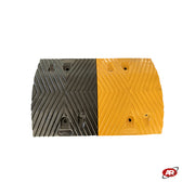 Rallentatori stradali | Modello DH | Moduli centrali | Dossi artificiali | Dissuasori di velocità | Nero più giallo | Velocità massima 50 km/h