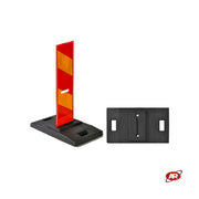 Recycled rubber weighting bases | Road barriers | Separators | CONSTRUCTION SITES | Diversions and protections | Work areas | BA