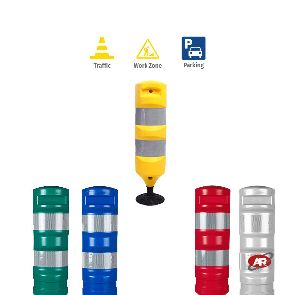 Deterrent posts with ARTICULATED BASE included | Lane separators | Reserved lanes and cycle/pedestrian lanes | Road channels | Diversions | DH-FB-2