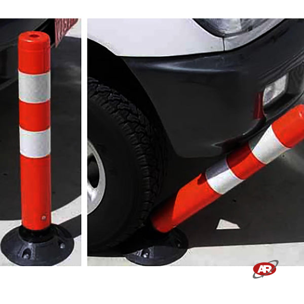 Deterrent posts with FIXED BASE | Lane separators | Reserved lanes and cycle/pedestrian lanes | Road channels | Diversions | DH-FB-75N