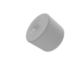 Chargez le modèle 3D dans la visionneuse Galerie, Rouleaux pour transpalettes avec revêtement en polyamide | Charges lourdes | Diamètre 82 mm | Roulements à billes

