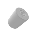 Chargez le modèle 3D dans la visionneuse Galerie, Rouleaux pour transpalettes avec revêtement en polyamide | Charges lourdes | Diamètre 82 mm | Roulements à billes
