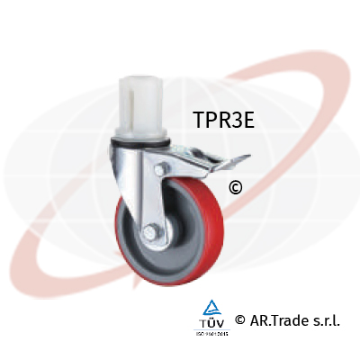 AR.Trade s.r.l ruote per ponteggi in gomma termoplastica e polipropilene TPR3E