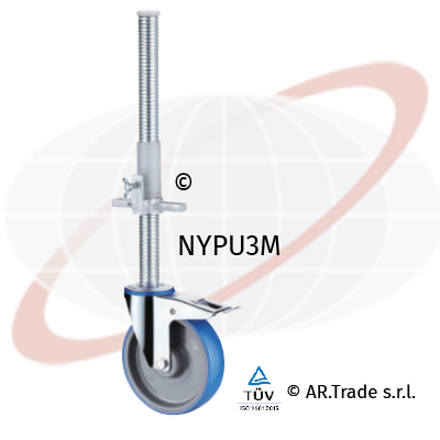 AR.Trade s.r.l ruote per ponteggi in poliuretano e poliammide NYPU3M