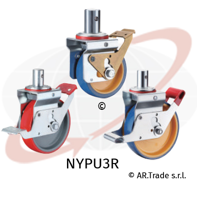 AR.Trade s.r.l ruote per ponteggi in poliuretano e poliammide NYPU3R